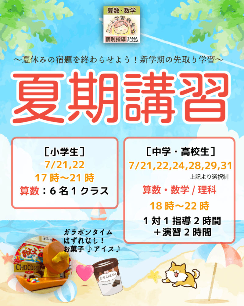 夏期講習2026